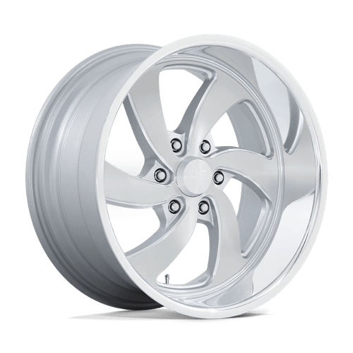 US Mag 1PC U134 20X8 6X5.5 SLV-BRS-MIL-DCL 1MM Wheels