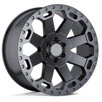 Black Rhino BRWAR 22X10 8X170 M-GNMTL 12MM Wheels