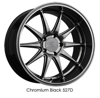 XXR 527D Chromium Black 18x10.5 5x114.3 et20 cb73.1