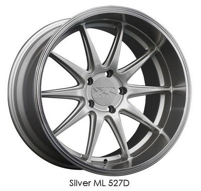 XXR 527D Silver / ML 18x10.5 5x114.3 et20 cb73.1