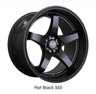 XXR 555 Flat Black 18x8.5 5x100/5x114.3 et25 cb73.1