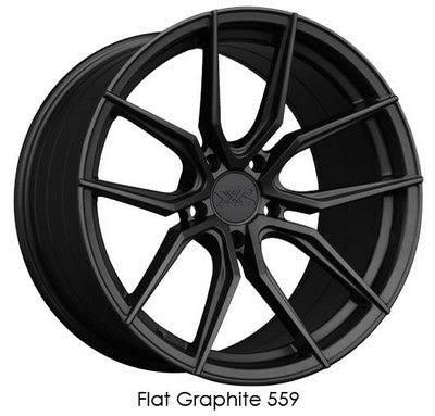 XXR 559 Flat Graphite 19x10 5x114.3 et20 cb73.1