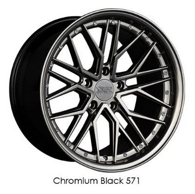 XXR 571 Chromium Black 18x8.5 5x114.3 et25 cb73.1