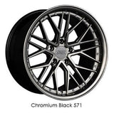 XXR 571 Chromium Black 18x8.5 5x114.3 et25 cb73.1