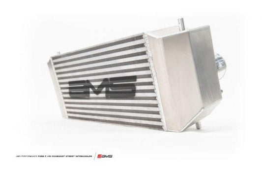 AMS Performance 2015+ Ford F-150 2.7L/3.5L / 17-19 Ford Raptor 3.5L 5.5in Thick Intercooler Upgrade | Too Fast Autoparts | Order Online