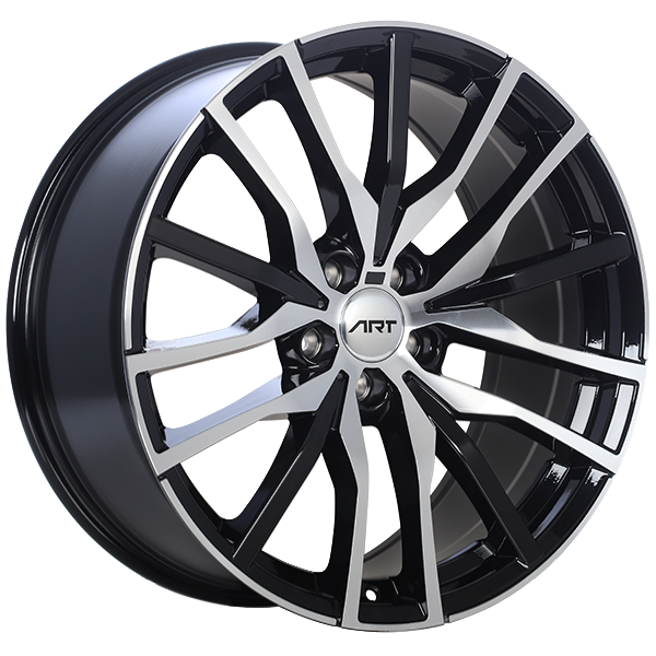 ART Replica 188 Gloss Black - Machined FaceR18822002 | Size: 22x10.5 | Bolt Pattern: 5x112 | Offset: 43 | Center Bore: 66.6