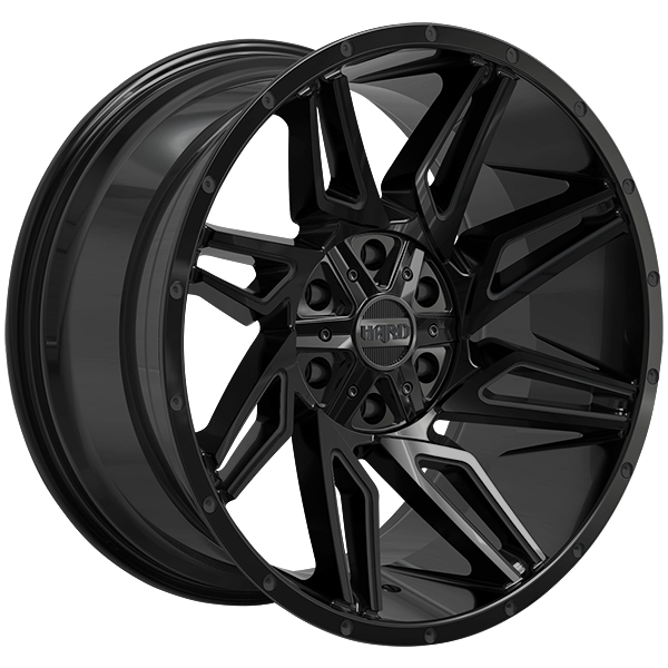 Ruffino HARD Voodoo Gloss BlackRUF5420004 | Size: 20x10.0 | Bolt Pattern: 6x135/6x139.7 | Offset: -12 | Center Bore: 87.1