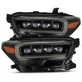 AlphaRex 16-20 Toyota Tacoma NOVA LED Projector Headlight Plank Style Alpha Black w/Activation Light | Too Fast Autoparts | Order Online