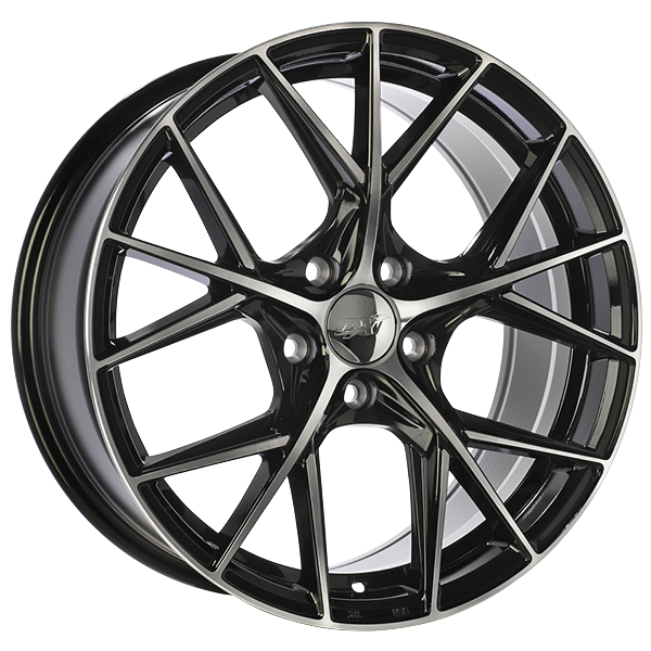 DAI Wheels A-Spec Gloss Black - Machined FaceDW1241601 | Size: 16x7.0 | Bolt Pattern: 4x100 | Offset: 40 | Center Bore: 73.1