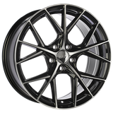 DAI Wheels A-Spec Gloss Black - Machined FaceDW1241601 | Size: 16x7.0 | Bolt Pattern: 4x100 | Offset: 40 | Center Bore: 73.1