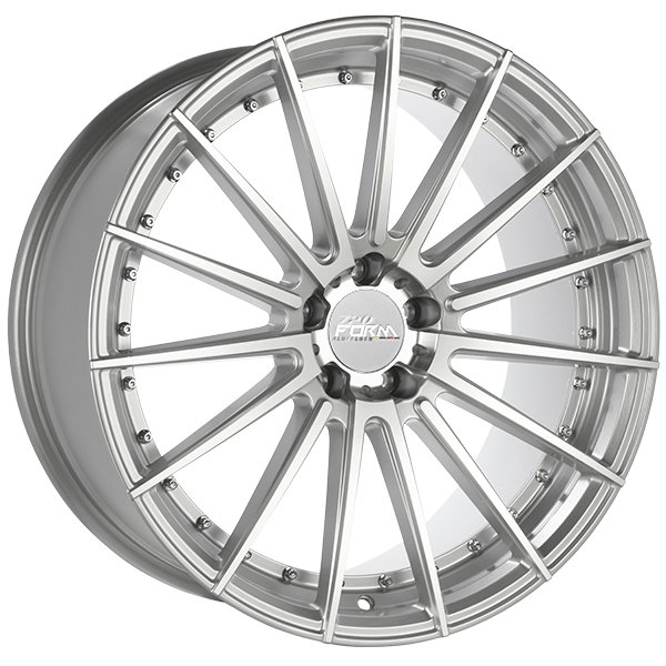 720Form RF3-V Silver - Machined FaceFF112005 | Size: 20x9.0 | Bolt Pattern: 5x112 | Offset: 25 | Center Bore: 66.6