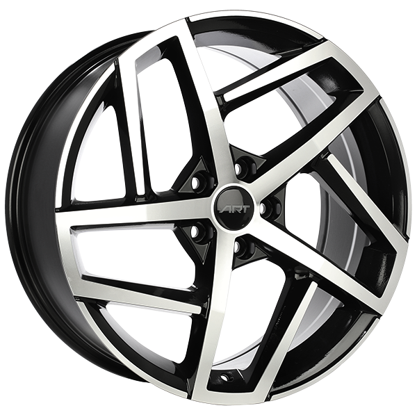 ART Replica 276 Gloss Black - Machined FaceR27619001 | Size: 19x8.0 | Bolt Pattern: 5x112 | Offset: 45 | Center Bore: 57.1