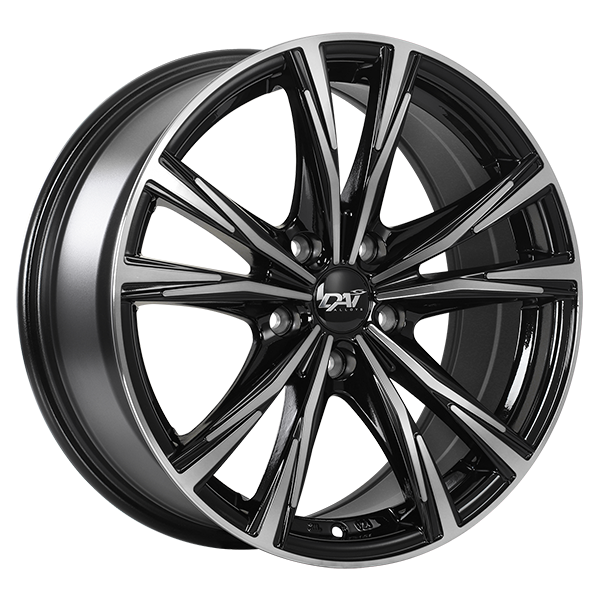 DAI Wheels ORACLE Gloss Black - Machined FaceDW801601 | Size: 16x7.0 | Bolt Pattern: 5x114.3 | Offset: 40 | Center Bore: 67.1