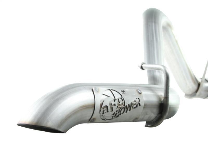 aFe MACHForce XP Exhausts Cat-Back SS-409 EXH Jeep Wrangler TJ 97-06 I6-4.0L HT - 2.5 In. | Too Fast Autoparts | Order Online