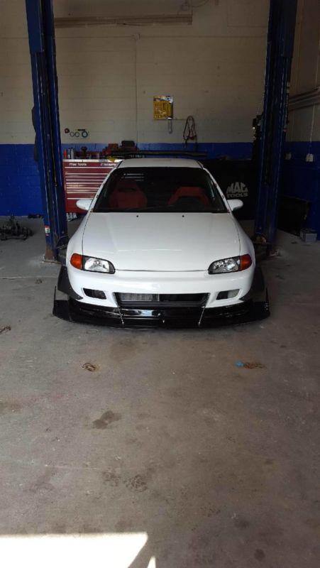 1991-1995 honda civic EG mugen lip" Front Splitter" | Too Fast Autoparts | Order Online