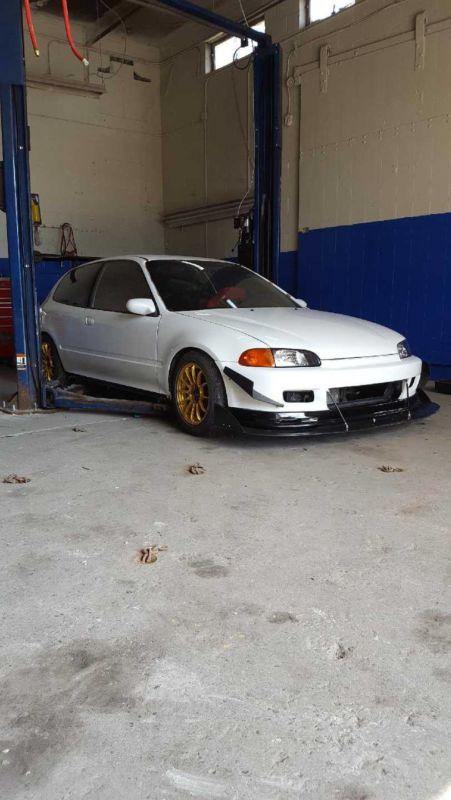 1991-1995 honda civic EG mugen lip" Front Splitter" | Too Fast Autoparts | Order Online