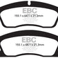 EBC 13+ Dodge Durango 5.7 Greenstuff Front Brake Pads