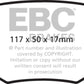 EBC 11+ Ford Explorer 2.0 Turbo 2WD Greenstuff Rear Brake Pads
