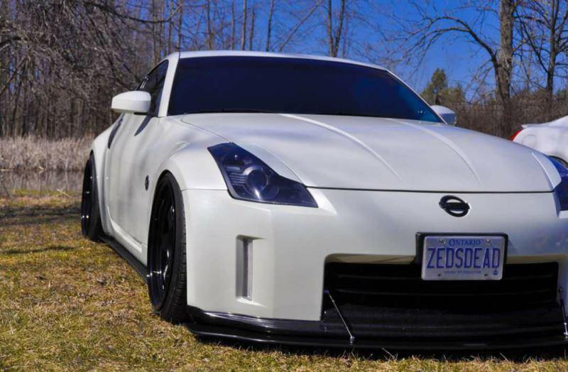 2003-2005/2006-2008 Nissan 350z veilside/rep lip" Front Splitter" | Too Fast Autoparts | Order Online