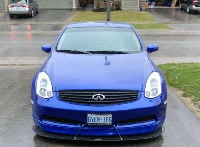 2003-2008 Infinti G35 coupe INGS LIP" Front Splitter" | Too Fast Autoparts | Order Online