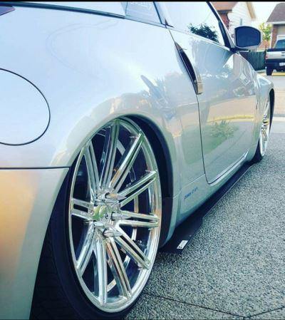 2003-2009 Nissan 350z Side Splitters | Too Fast Autoparts | Order Online