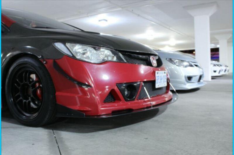 2006-2011 Acura CSx mugen rr bumper" Front Splitter" | Too Fast Autoparts | Order Online