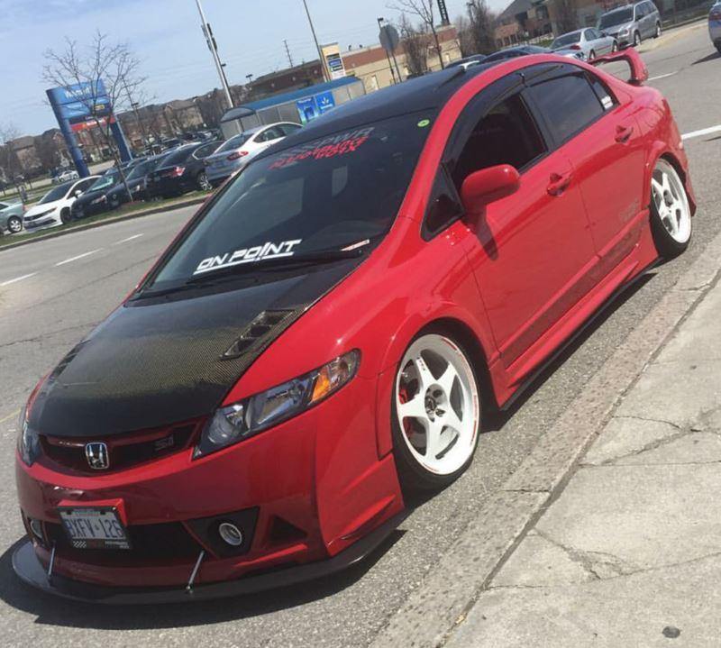 2006-2011 Honda Civic Mugen RR bumper" Front Splitter" | Too Fast Autoparts | Order Online