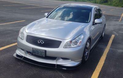 2007-2009 Infiniti g35 sedan OEM sport lip" Front Splitter" | Too Fast Autoparts | Order Online