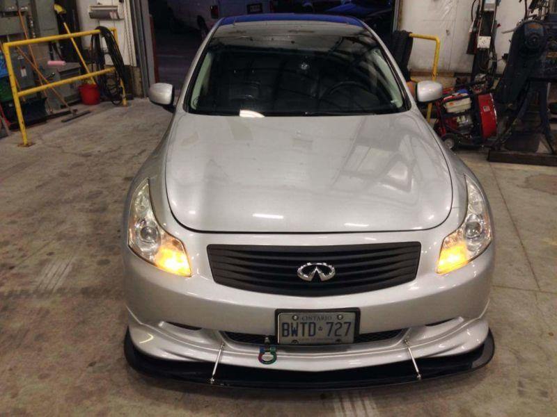 2007-2009 Infiniti g35 sedan OEM sport lip" Front Splitter" | Too Fast Autoparts | Order Online