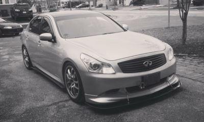 2007-2009 Infiniti g35 sedan OEM sport lip" Front Splitter" | Too Fast Autoparts | Order Online