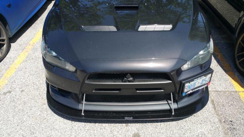 2007-2015 Mitsubishi EVO X Front Splitter Ventus AutoWorks 