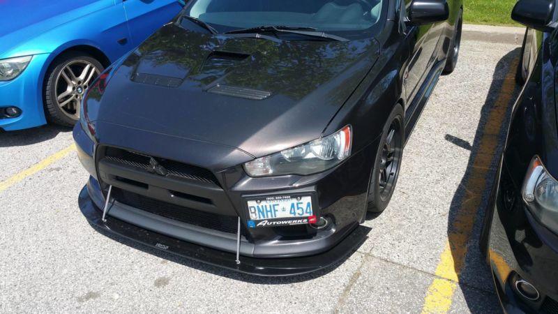 2007-2015 Mitsubishi EVO X Front Splitter Ventus AutoWorks 