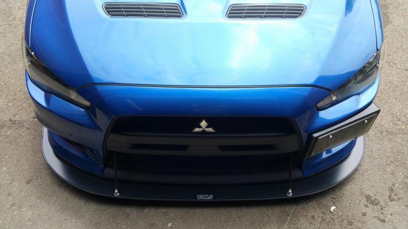2007-2015 Mitsubishi EVO X Front Splitter Ventus AutoWorks 