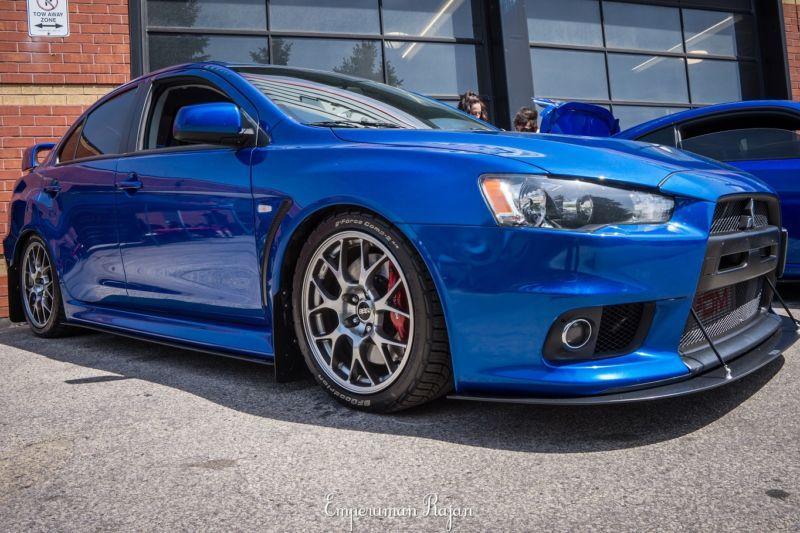 2007-2015 Mitsubishi EVO X Front Splitter Ventus AutoWorks 