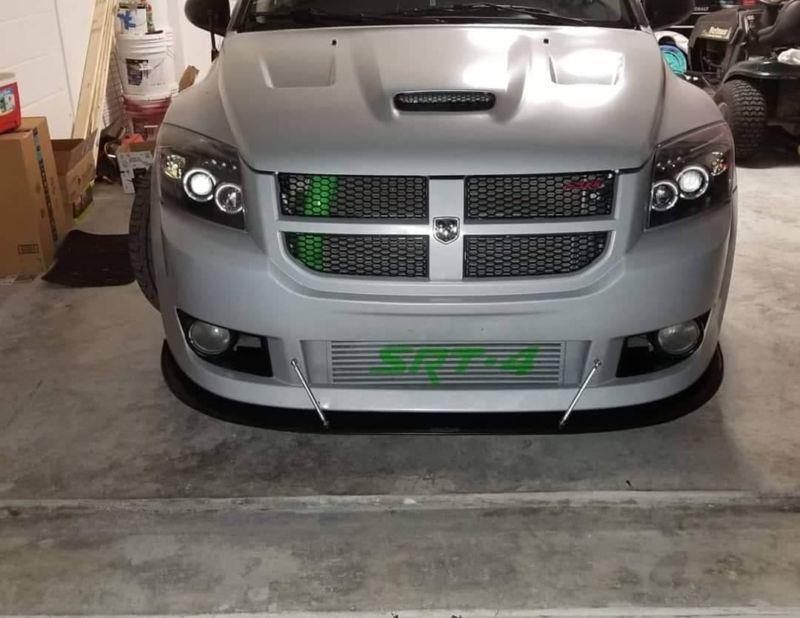 2008-2009 Dodge Caliber SRT Front Splitter Ventus AutoWorks 
