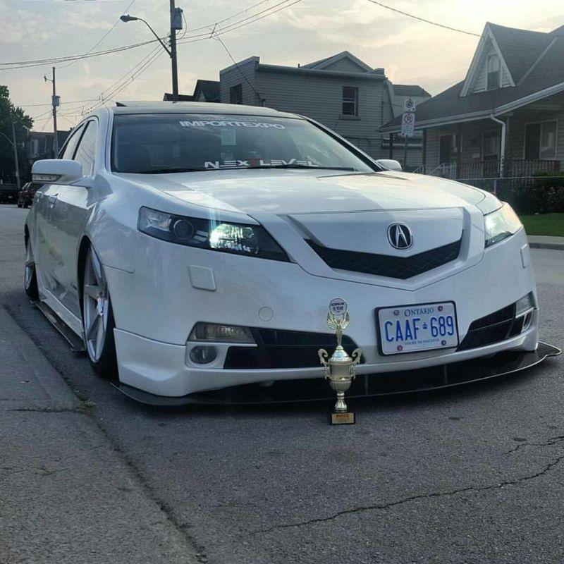 2009-2014 acura tl a-spec Front Splitter Ventus AutoWorks 