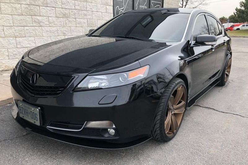 2009-2014 Acura TL Front Splitter  Too Fast Autoparts