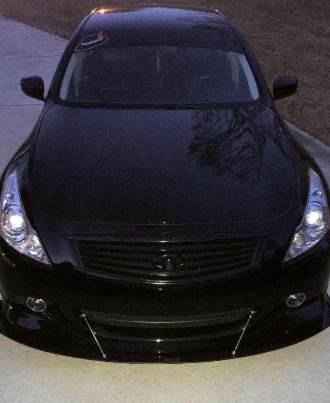2010-2013 infiniti g37 sedan Luxury model with oe lip" Front Splitter" Ventus AutoWorks 