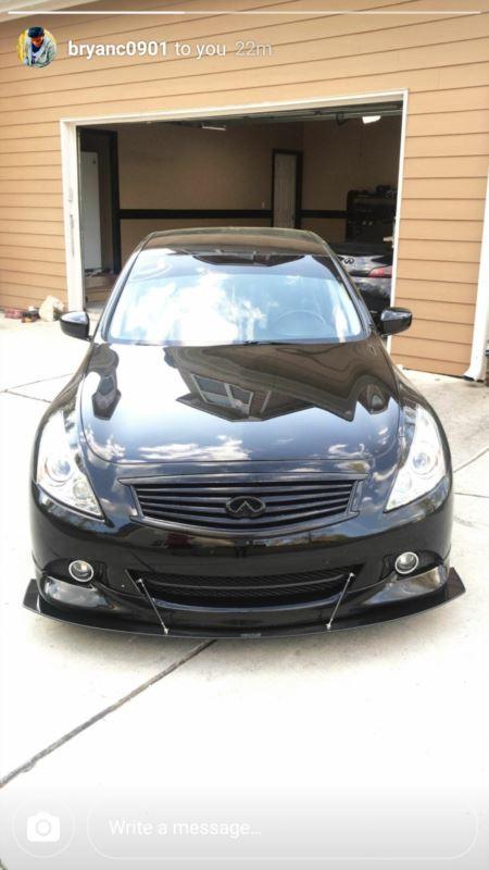 2010-2013 infiniti g37 sedan Luxury model with oe lip" Front Splitter" Ventus AutoWorks 