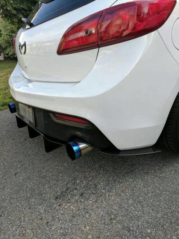 2010-2013 mazda 3/speed 3 full Rear Diffuser Ventus AutoWorks 