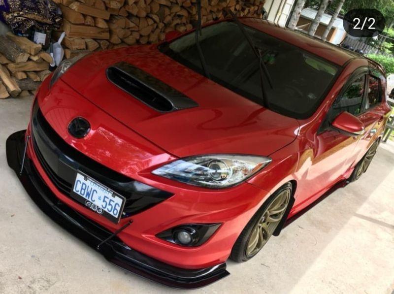 2010-2013 Mazda Speed3 MS lip/ bayson r lip" Front Splitter" Ventus AutoWorks 