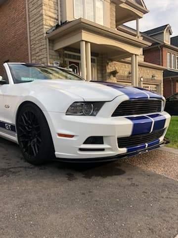 2010-2014 Ford Mustang Front Splitter Ventus AutoWorks 