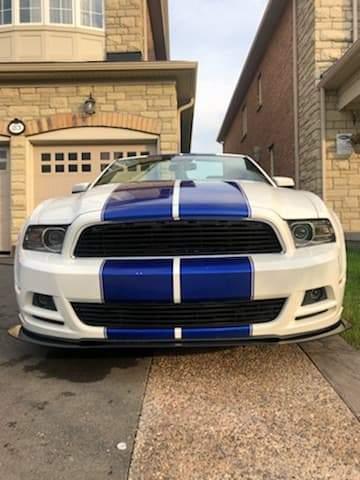 2010-2014 Ford Mustang Front Splitter Ventus AutoWorks 