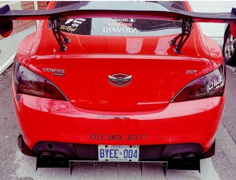 2010+ Hyundai Genesis coupe Rear Diffuser