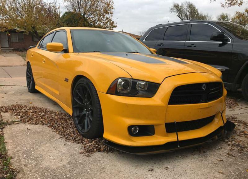 2011-2014 Dodge charger SRT8 SRT Front Splitter Ventus AutoWorks 