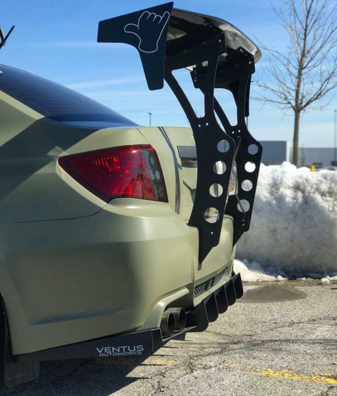 2011-2014 Subaru WRX/STi Sedan Rear Diffuser Diffusers Ventus AutoWorks 