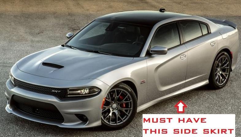 2011+Dodge Charger SRT/Scat Pack/SRT8 392/Hellcat Side Splitters Splitters Ventus AutoWorks 