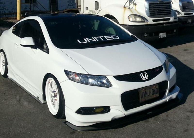 2012-2013 Honda civic coupe HFP lip" Front Splitter" Ventus AutoWorks 