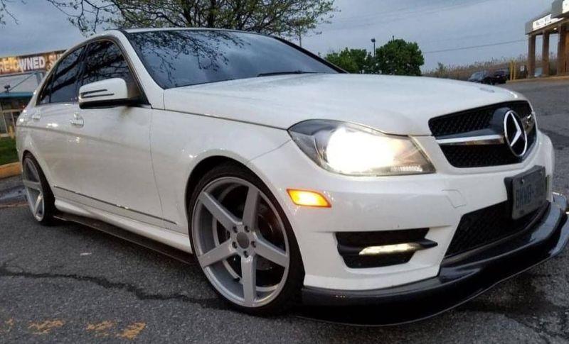 2012-2015 mercedes benz c63 Side Splitters Ventus AutoWorks 