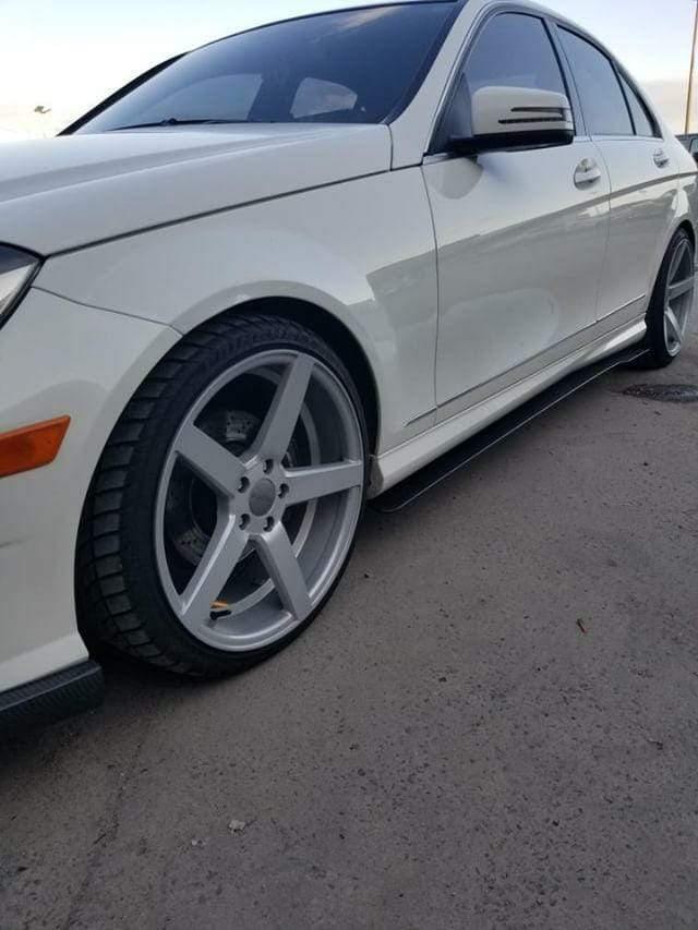 2012-2015 mercedes benz c63 Side Splitters Ventus AutoWorks 